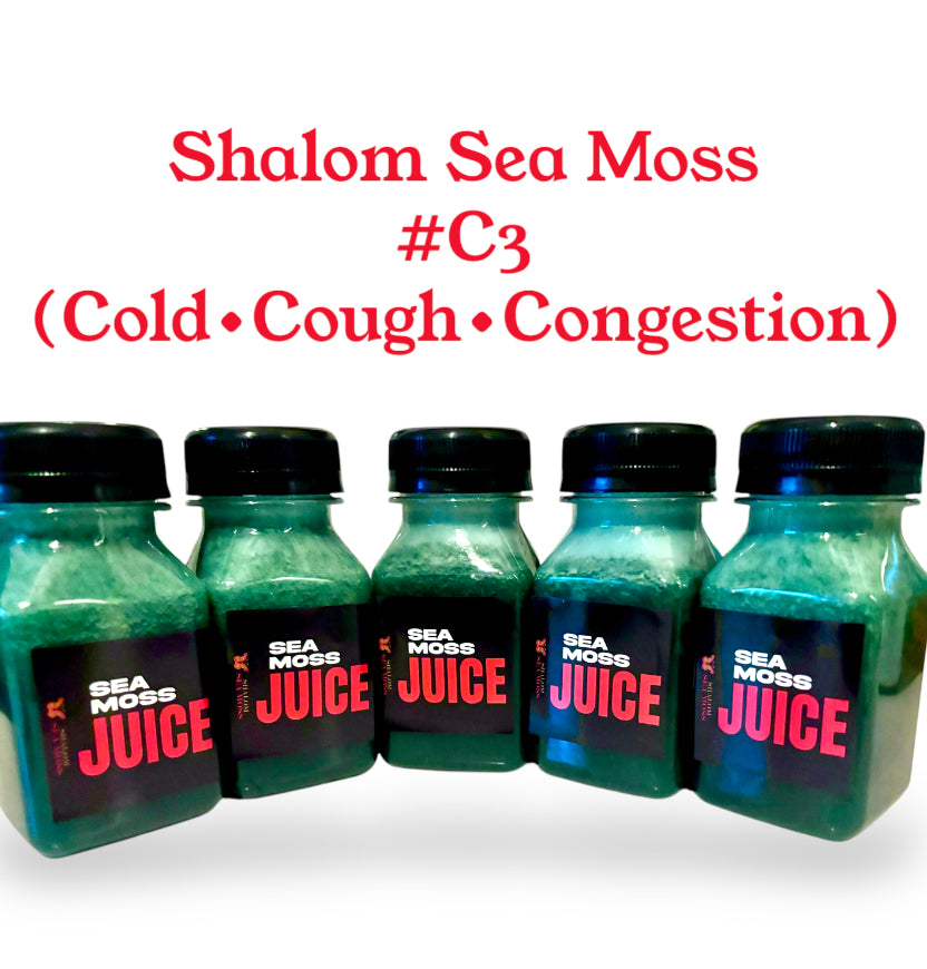 Juice: Shalom Sea Moss #C3 (5pk) (4oz)