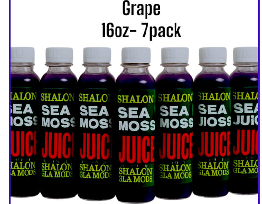 Juice Grape/Limeade Sea Moss  (16oz) (7pk)
