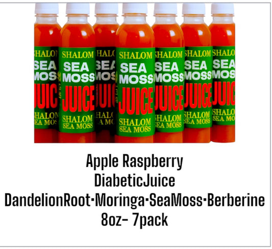 Specialty Apple/Raspberry Sea Moss (8oz) (7Pk)