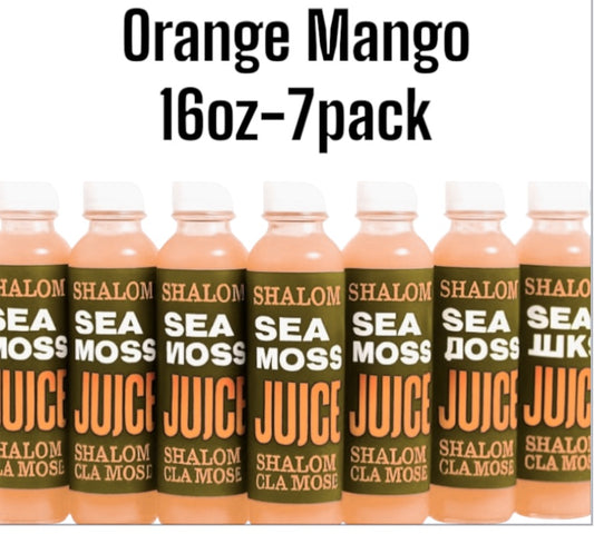 Juice Mango/Orange Sea Moss (16oz) (7Pk)