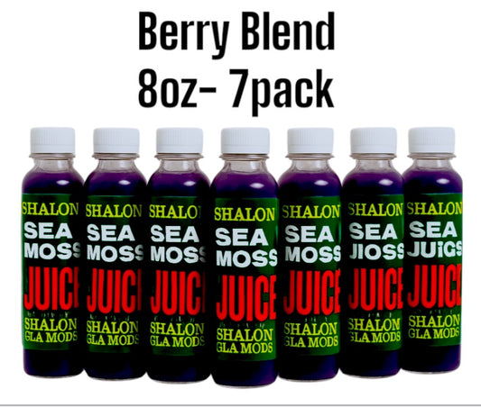 Juice Berry Blend Sea Moss (8oz) (7Pk)