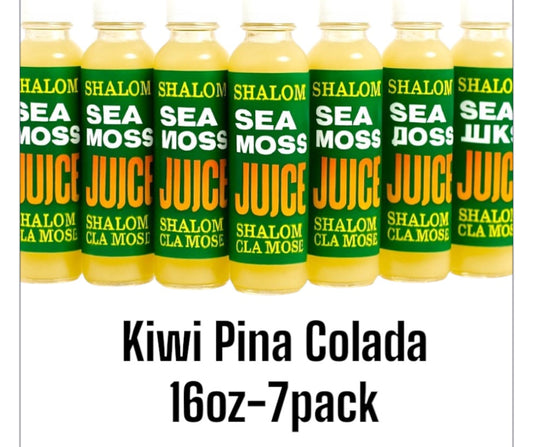 Juice Kiwi Pina Colada Sea Moss (16oz) (7pk)