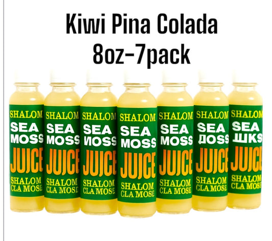 Juice Kiwi Pina Colada Sea Moss (8oz) (7Pk)