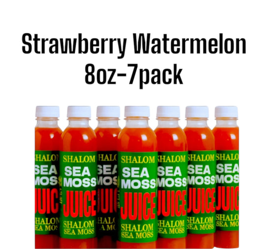 Juice Watermelon/Strawberry Sea Moss(8oz) (7pk)