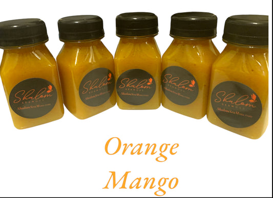 Juice: Orange/Mango Sea moss (4oz) (5pk)