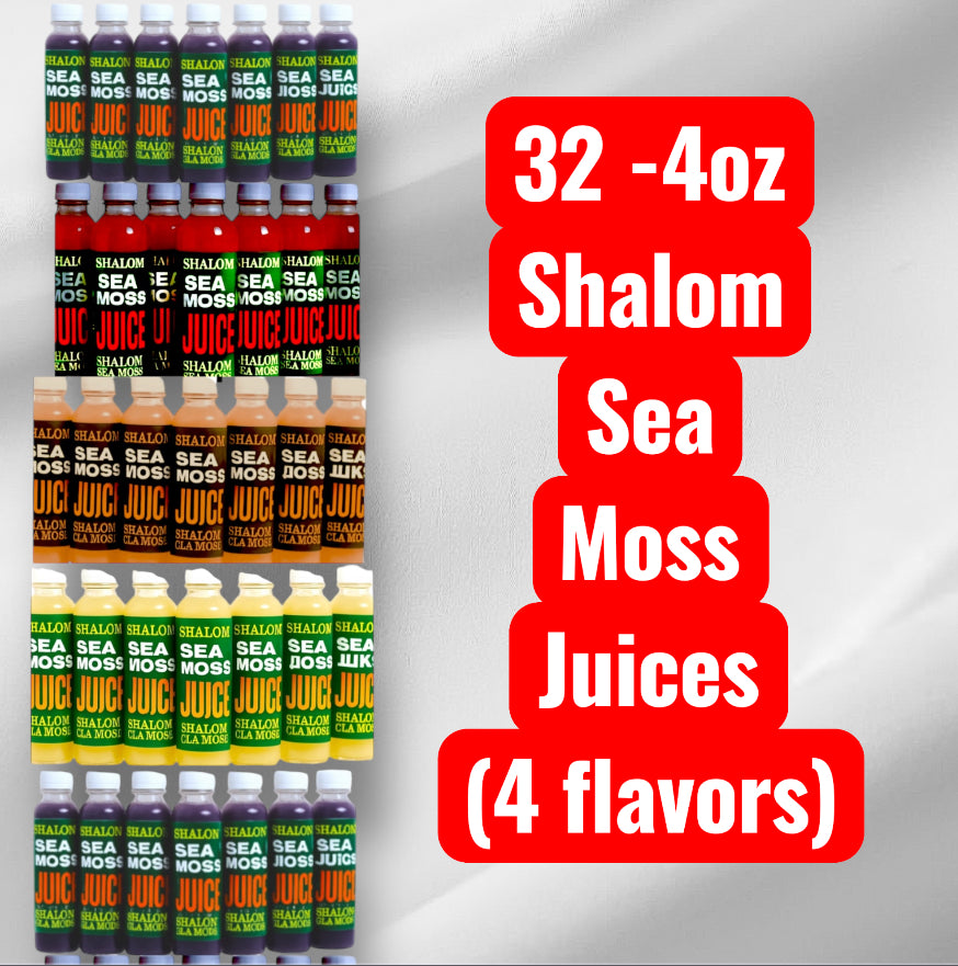 Juice Shalom Sea Moss 32oz (4Flavors)