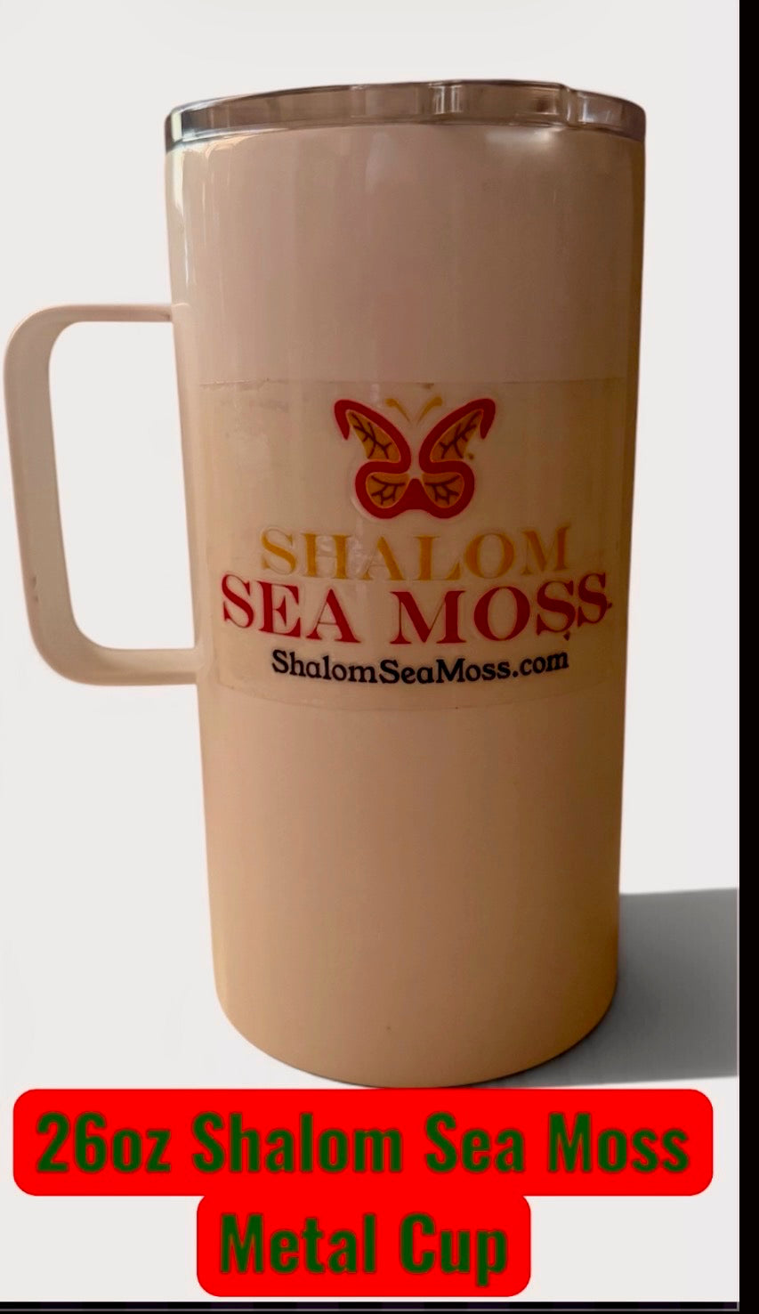 Product Shalom Sea Moss Metal Cup
