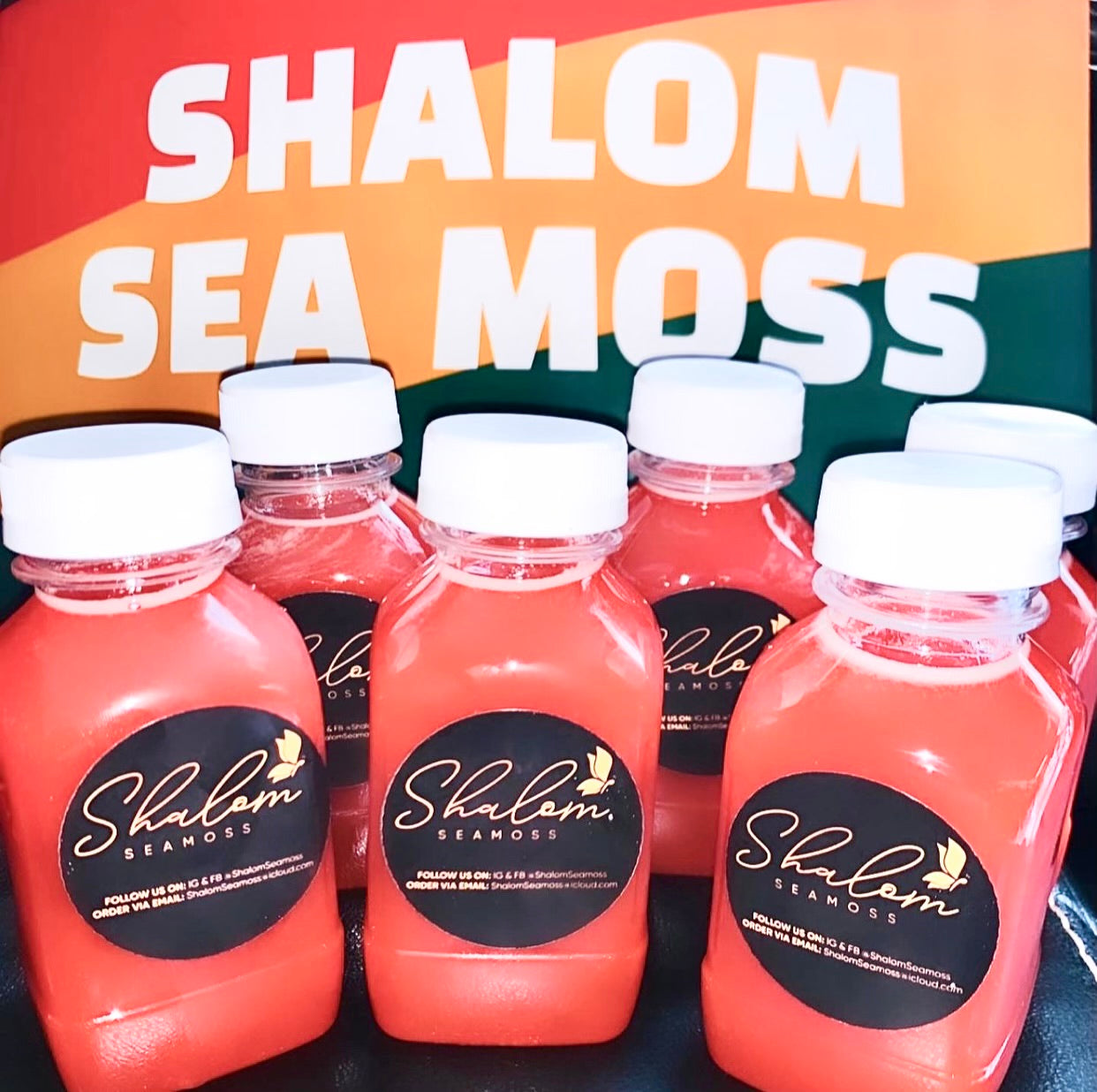 Juice Apple/Raspberry Sea Moss (8oz) (6Pk) – Shalomseamoss