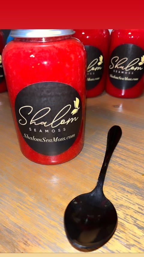 Gel Strawberry Sea Moss (16oz)